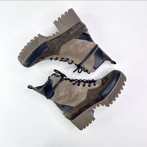 Louis Vuitton LV Laureate Calfskin Platform Desert Boots SZ 41/ US 11 MA0261